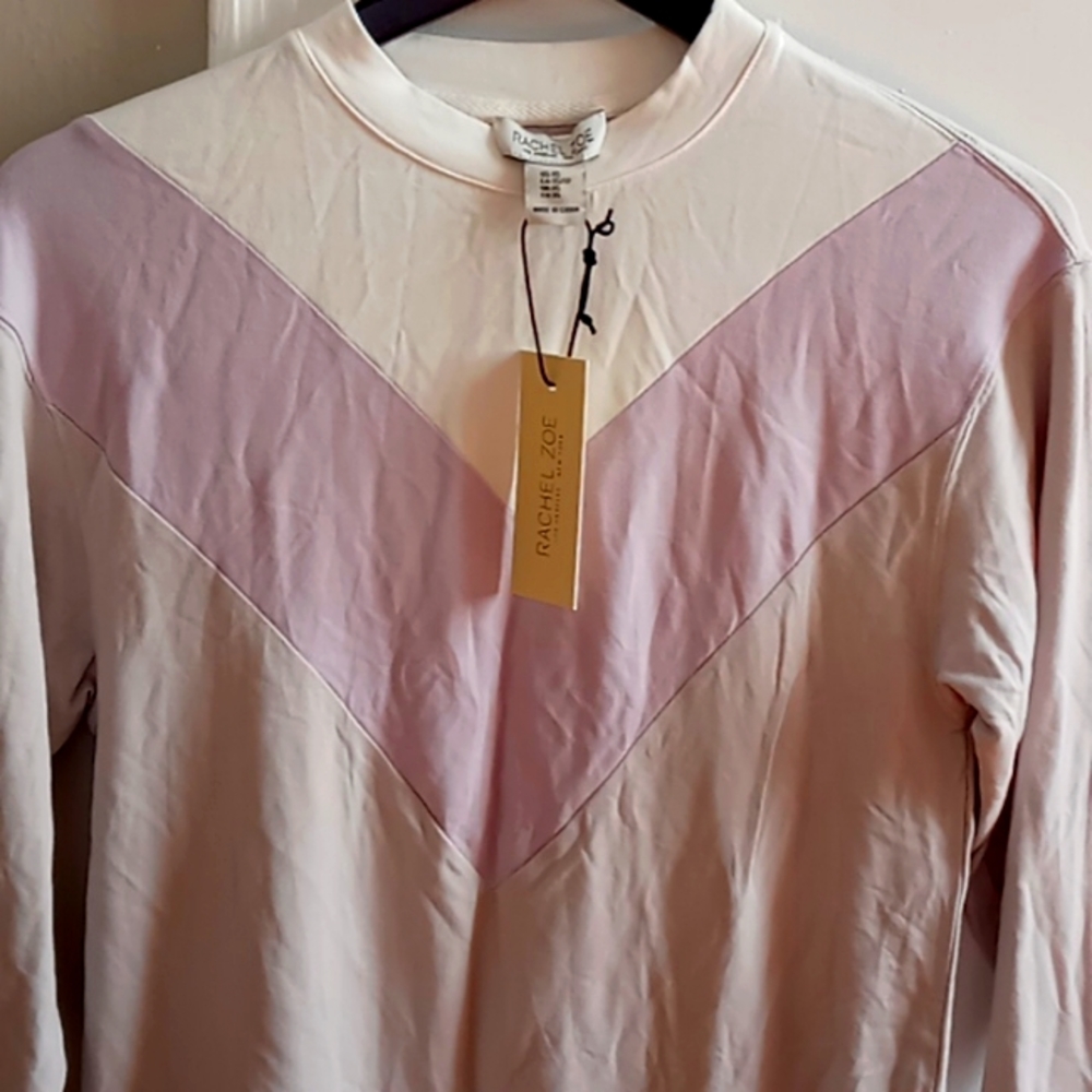NWT Rachel Zoe Varsity Top Size Small